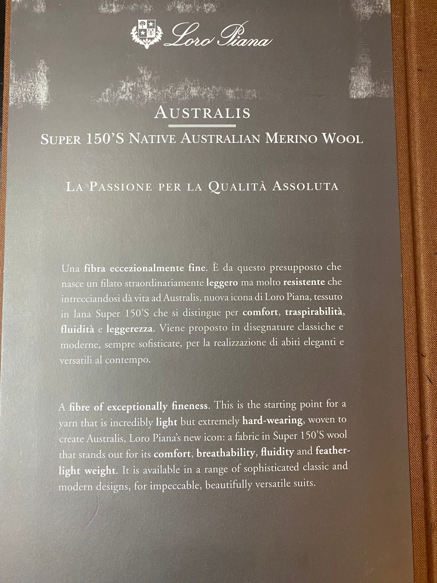 Loro Piana fabrics