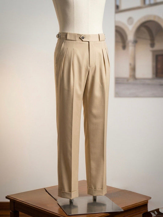 Miseno - Pantalone vita alta con cinturino