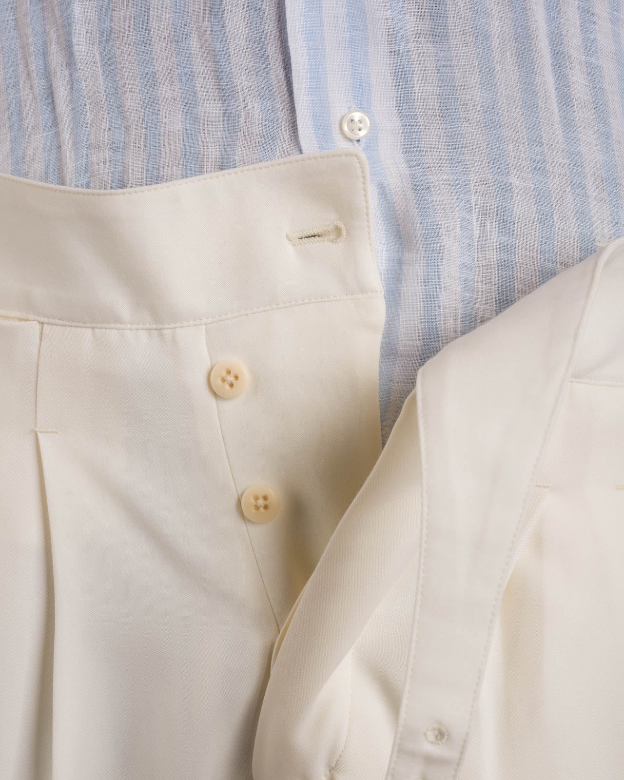 Cream gurkha fresh wool trousers - VBC
