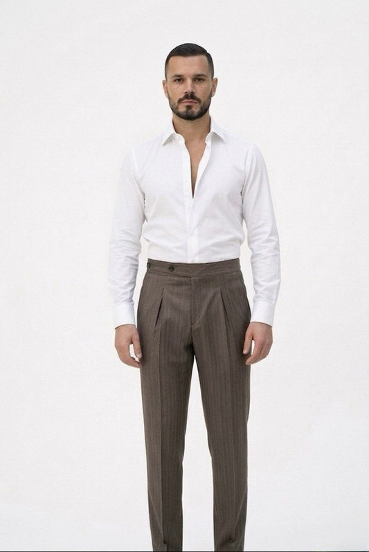 Ischia - Pantalone con cintura prolungata