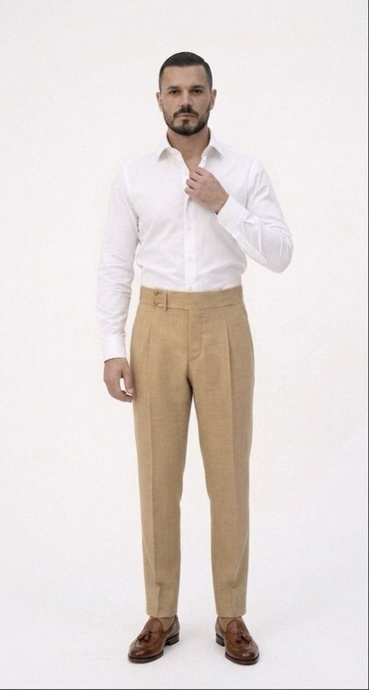 Positano - Pantalone doppia abbottonatura