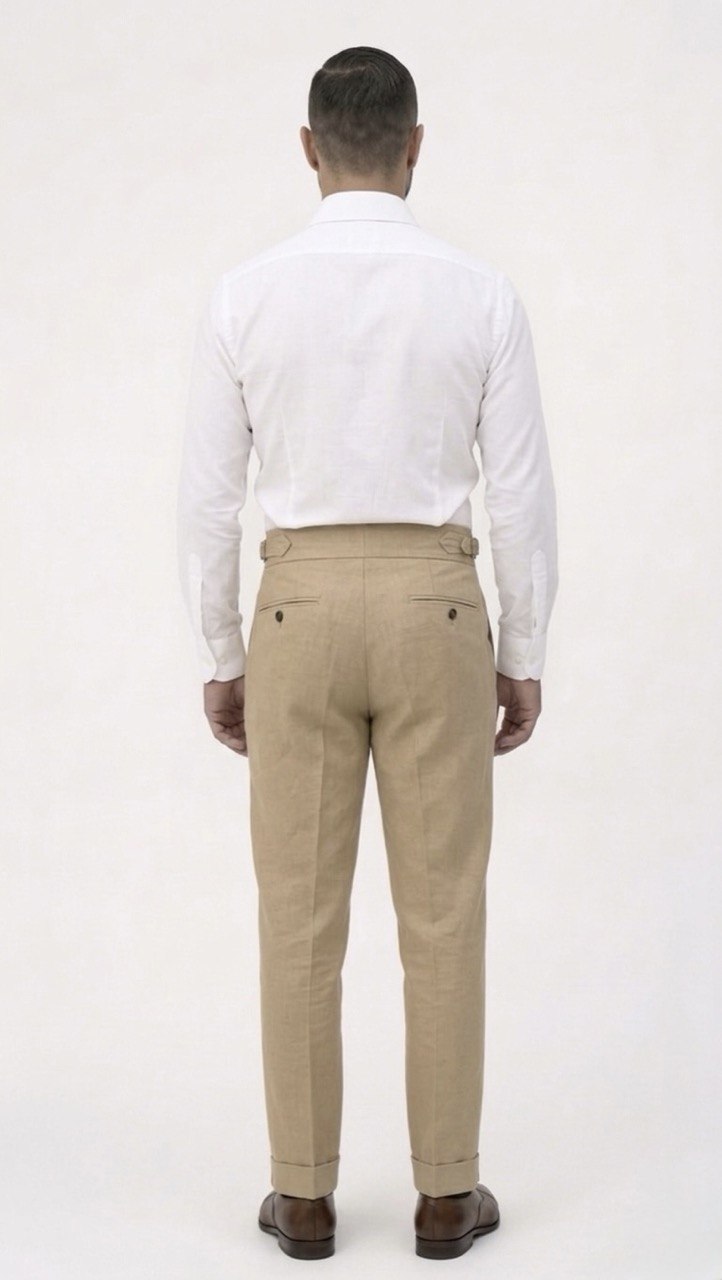 Procida - Pantalone con cintura prolungata