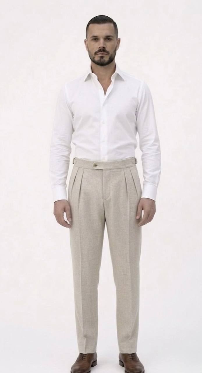 Sorrento - Pantalone con cinturino piccolo